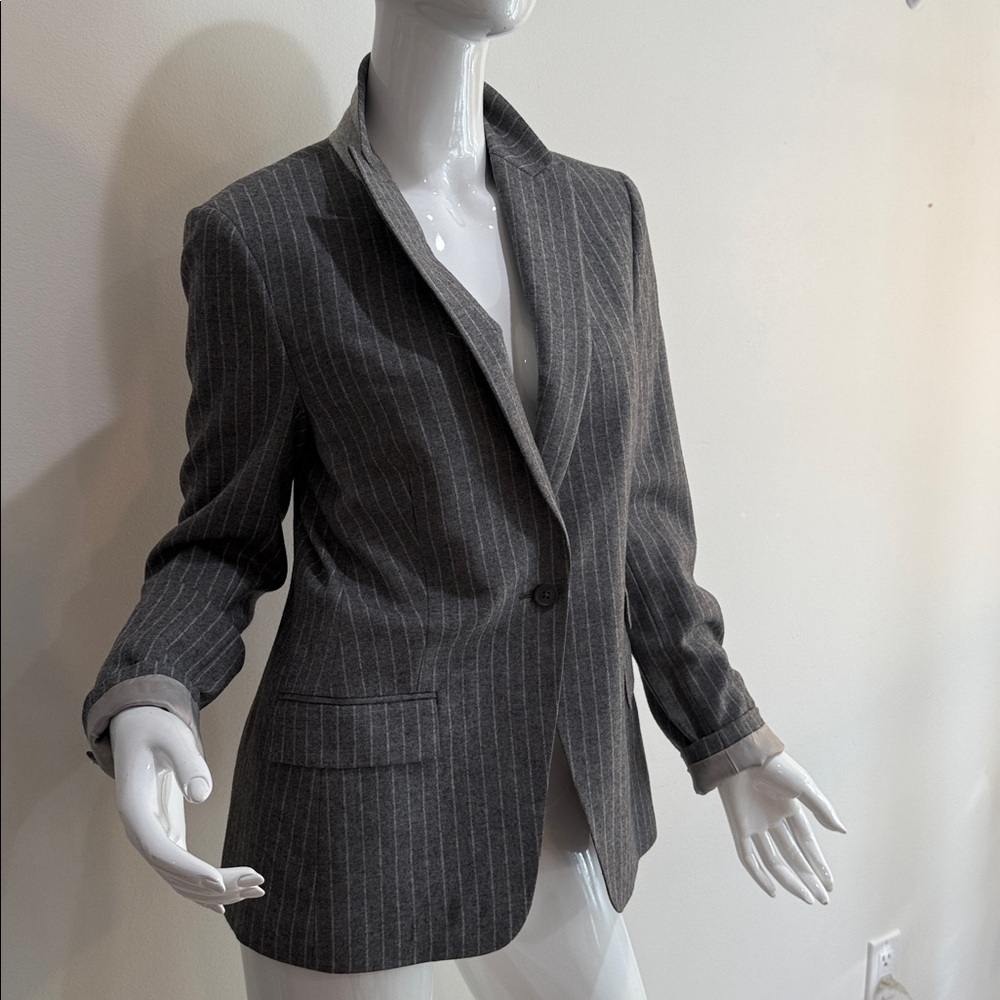 Brooks Brothers Wool Stellita Fit Pin Stripe Blazer Corpcore - Picture 4 of 11